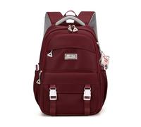 FANDARE Semplice Zaini Casual Dalle Quotidiani Versatili Urbani Adolescente Ragazza Studente zaino strade ai sentieri Borse a zainetto Uomo Donna Borsello Viaggio Daypacks Rosso