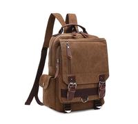 FANDARE Tela Borsa a tracolla da uomo Marsupio Donna Zaino Monospalla Uomo Militare Zaino Borsa a Tracolla Borsello Borse a spalla da palestra Zaini per Viaggio Trekking Ciclismo Sling Bag Marrone A