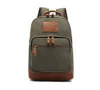 FANDARE Tela Zaino da Escursionismo Zaini Casual Zainetto Trekking Borsa a tracolla Zaino Scuola Cartella Borsone Zaino da Campeggio Viaggio Grande Uomo Sportivo Grande Capacità Zaini da hiking Verde