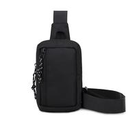 FANDARE Ultraleggero Zaino monospalla da uomo Borsello Uomo Tracolla Donna Borse a spalla da palestra Grande Zaino a tracolla per lavoro/Trekking/Ciclismo/Viaggio/Sports Sling Bag Nero