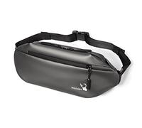 FANDARE Ultraleggero Zaino Monospalla Uomo Marsupio Zaino Monospalla Marsupio Sportivo Borsello Borsa a Spalla Impermeabile per Trekking Running Ciclismo Viaggio Sports Borsa Cintura Grigio scuro
