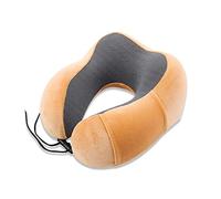 FANDARE Unisex Cuscino da Viaggio Memory Foam Cuscino per Il Collo a Forma di U Neck Pillow per Adolescenti,Ufficio,Casa, Autobus/Aereo/Treno Viaggio,360 ° Supporto per collo & mento Grid Blue
