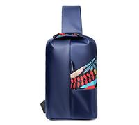 FANDARE Unisex Monospalla Uomo Zaino Monospalla Tracolla Donna Borse piccole a tracolla Borsa a Spalla per Scuola Outdoor Sportiva Ciclismo Viaggio Hiking Camping Crossbody Daypacks Blu