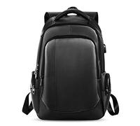 FANDARE Unisex Multiuso Zaino con Porta USB, Zaino per Computer Portatile 15.6 Pollici, Uomo/Donna Universitaria Borsa da scuola,Zaino Lavoro Uomo per Scuola Viaggio, Impermeabile Poliestere Nero