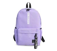 FANDARE Unisex Zaini Casual Zainetto Ragazzi Ragazze Zaino Scuola Borsa da scuola Uomo Donna Adolescente Zaini da viaggio Universita Borse a Zaino Casuale Daypack Poliestere Viola