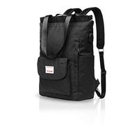 FANDARE Unisex Zaino Casual Borse a Tracoll con Caricatore USB Cinghia per Bagagli Borsa da Scuola Zainetto per 15.6 inch Laptop Backpack Scuola Viaggio Alunno Zaini Durevole Poliestere Nero