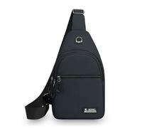 FANDARE Unisex Zaino Monospalla Borsa a tracolla Impermeabile Organizzatore Multi-tasca per telefoni da 6,7'' Per pendolari Avventure outdoor Uomo Donna Mani libere Piccoli zaini spalla Blu scuro D