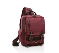 FANDARE Unisex Zaino Monospalla Tela Borsa a tracolla Uomo Donna Sling Bag Busin