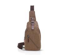 FANDARE Unisex Zaino Monospalla Tela Borsa a tracolla Uomo Donna Sling Bag Business Borsello a tracolla Zaino Spalla Borsa a Spalla per Trekking Ciclismo Viaggio Sports Durevole Poliestere