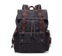 FANDARE Unisex Zaino Uomo/Donna Zaino scuola Zaino da viaggio, Universita Borse a Zaino, Adolescente Tela Borsa Tracolla Grigio