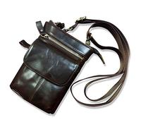 FANDARE Uomo Borsa a tracolla Marsupio Sportivo, Piccole Borse a spalla Marsupio Sportivo Impermeabile Messenger Bag, per Viaggi, Escursioni, Corsa, Tour in Bicicletta Marrone Scuro