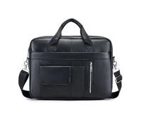 FANDARE Uomo Borsa Porta PC 14 Pollici, 24 Ore Ventiquattrore Porta Documenti Cartella Borse laptop Messenger, Weekendiera mano Spalla Tracolla Lavoro per Viaggi d'Affari Professionale Borsetta Nero