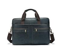 FANDARE Uomo Ventiquattrore Business Borsa a tracolla Pelle borse a spalla Impermeabile Borsetta Crossbody Messenger Bag Grigio