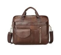 FANDARE Vintage Borse e Messenger Borsello Tracolla Uomo Ventiquattrore Borse a spalla Donna Borsa a Tracolla da Uomo per Stile Retro'per Outdoor Trekking,Lavoro,Viaggio Borsa a Spalla Marrone