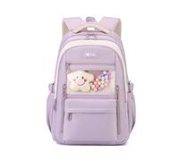 FANDARE Zaini Casual Adolescente Ragazza Ritorno a scuola Studente zaino Uomo Donna Borse a zainetto Borsello Borsa ufficio giorno Ragazza Sacca Viaggio School Bag Casuale Daypacks Viola