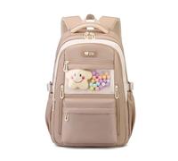 FANDARE Zaini Casual Adolescente Ragazza Ritorno a scuola Studente zaino Uomo Donna Borse a zainetto Borsello Borsa ufficio giorno Ragazza Sacca Viaggio School Bag Casuale Daypacks Cachi