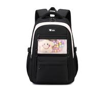 FANDARE Zaini Casual Adolescente Ragazza Ritorno a scuola Studente zaino Uomo Donna Borse a zainetto Borsello Borsa ufficio giorno Ragazza Sacca Viaggio School Bag Casuale Daypacks Nero