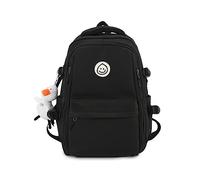 FANDARE Zaini Casual Adolescente Studente zaino scuola Uomo Donna Borse a zainetto Borsello Borsa ufficio giorno Ragazza Sacca Viaggio School Bag Casuale Daypacks Nero