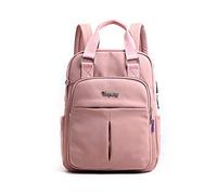 FANDARE Zaini Casual Laptop Borsetta Zainetto Cartelle Donna Zaino Scuola con USB Adolescente Borse a Zaino Ragazza Zainetti Daypacks per All'aperto Viaggio Shopping Impermeabile Nylon Rosa