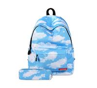 FANDARE Zaino Borse Galaxy Scuola Zainetti Adolescente Borse Da Scuola Tempo Libero Ragazzi Ragazze Borse Da Viaggio Zaini Donne Multicolore Daypack con Borsa Bambino Impermeabile Poliestere,