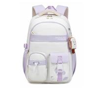 FANDARE Zaino Casual Scuola Porta PC Università Borsa Uomo Donna Viola Chiaro