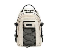 FANDARE Zaino Casual Zainetti Grande Zaini Scuola Donna Cartella Uomo Borsa da scuola Università Zainetto Borse a Zaino Scuola All'aperto Viaggio porta PC 15.6 Pollici Zaino Daypacks Cachi