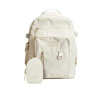 FANDARE Zaino Casual Zainetti Ragazza Zaini Scuola Cartella Ragazzo Borsa da scuola Zainetto Borse a Zaino Zainetti Scuola con borsa del telefono per Studenti All'aperto Viaggio Daypacks Bianco