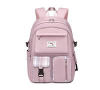 FANDARE Zaino Casual Zainetti Scuola, Cartella Ragazzo Borsa a Zaino All'aperto per Studenti Viaggio Daypacks Impermeabile Poliestere Viola