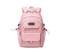 FANDARE Zaino Casual Zaino Scuola Studenti Zainetti Ragazza Zaini Scuola Cartella Ragazzo Borsa da scuola Zainetto Borse a Zaino Zainetti Scuola per All'aperto Viaggio Camping Daypacks Rosa