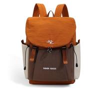 FANDARE Zaino da escursione Zaini Casual Donna Borse a zainetto Uomo Borsello con coulisse Tracolle quotidiani Borsa ufficio giorno Ragazza Sacca Viaggio Daypacks Arancione