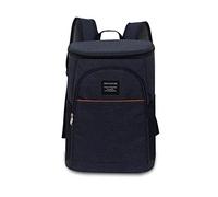 FANDARE Zaino da pranzo Borsa Termica Isolante Pranzo al Sacco Borsa da Picnic frigo Acquisti Auto Borsa a tracolla per Campeggio Nautica Spiaggia Pesca Scuola Lavoro Lunch Bag Poliestere Blu scuro