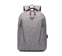 FANDARE Zaino da Viaggio per Laptop 12.9 Pollici 10L Zaino Business Multifunzionale con USB Caricamento Esterno Impermeabile Leggero per Uomo e Donna Ideale per Sport Ufficio e Trasferte Grigio
