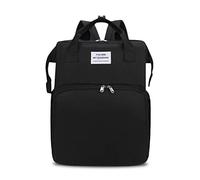 FANDARE Borsa Fasciatoio Zaino fasciatoio con lettino Zaino da Viaggio Donna Zaini Casual Zainetto Ragazze Multifunzione Cartelle Zaino Scuola Nappy Diaper Zainetti Zaino per Mamma Papà Nero