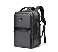 FANDARE Zaino Espandibile 40L Bagaglio a Mano Aereo USB Grigio