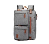 FANDARE Zaino Laptop Borsetta Borsa a tracolla Zaino Cartella Zaino per 15,6 Pollici PC Zaino Scuola Uomo Donna Zaino da Lavoro Zaino Viaggio Universita Daypacks Nylon Grigio A