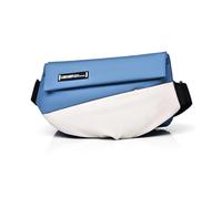 FANDARE Zaino Monospalla Casuale Borsa Monospalla Uomo Borsa a Tracolla da Uomo con cinghia per treppiede Borsa a Spalla Sling Bag Zaino Leggero per Uso Quotidiano Lavoro Trekking Viaggio Blu bianco