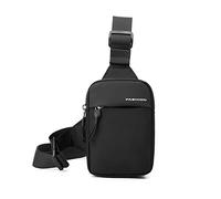 FANDARE Zaino Monospalla da Uomo Borsa a Spalla Sling Crossbody Bag Borsa Tracolla Piccolo Zainetto Borsello a Spalla Borse a Zainetto per lavoro Trekking Ciclismo Viaggio Sports Nero