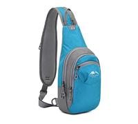 FANDARE Zaino Monospalla da Uomo Borse a spalla da palestra Zaini da hiking Donna Borsa a Spalla da palestra Borsa Tracolla Borsello a Spalla per Sportivo Trekking Ciclismo Viaggio Blu