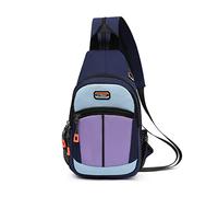 FANDARE Zaino Monospalla da Uomo Donna Zaini Borsa a Spalla da palestra Borsa Tracolla Borsello a Spalla Borse a Zainetto per Sportivo Trekking Ciclismo Viaggio Sling Crossbody Bag Blu scuro