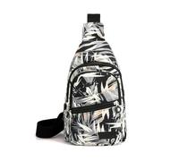 FANDARE Zaino Monospalla Donna Borsa a tracolla Viaggio Impermeabile Zain a spalla singola con foro per auricolare Borse messenger Bandoliera Escursionismo asimmetrico Viaggio Sling Bag