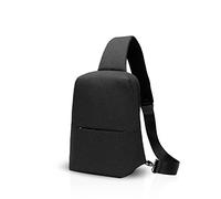 FANDARE Zaino Monospalla Unisex Borse a Spalla Zaino Tracolla Hiking Crossbody Bag Ciclismo Borsello Marsupio Zainetto Uomo/Donna Impermeabile Poliestere Nero