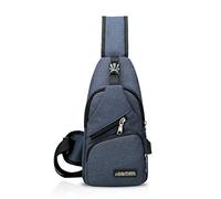 FANDARE Zaino Monospalla Unisexe Borsa a Tracolla Uomo Donna Borsa Sportiva Sling Bag, per Trekking/Ciclismo/Libri/Viaggio/Sports/Alpinismo Blu