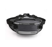 FANDARE Zaino Monospalla Uomo Marsupio Borsa a tracolla Borsetta Sling Waist Bag Zaino Sportivo Zaino Spalla Borsa a Spalla per Trekking Ciclismo Viaggio Scuola Durevole Nylon Grigio