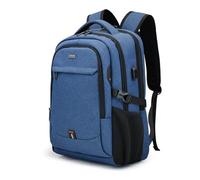 FANDARE Zaino PC Portatili zaino professionale Multifunzione Zaino da scuola Zaino per Laptop con porta di ricarica USB per Affari da 15.6 Pollici Zaino Lavoro Uomo Donna Viaggio Zaini Blu