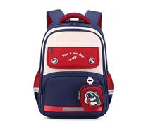 FANDARE Zaino per bambini con portamonete Ragazzi Ragazze scolastico Leggero Cartella Zainetto riflettente Borsa Adolescenti per la scuola elementare School Daypacks Borsa a spalla Rosso blu