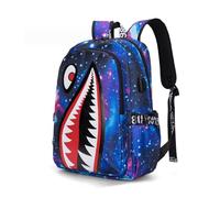 FANDARE Zaino per bambini Ragazzo Zainetto bambino Zainetto Scuola Galaxy Borsa Scuola Zaino leggero con porta di ricarica USB Zaini Casual Adolescenti Zaini scuola Borse da scuola Borse Zainetto
