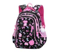 FANDARE Zaino per bambini Zaino Scuola Ragazze Elementare Adolescente Zainetto Daypacks per laptop - per Scuola Lavoro Escursioni Viaggi Impermeabile Nylon Blu scuro