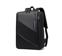 FANDARE Zaino per PC Portatili con USB - Zaino Ufficio Multicolore per Uomo e Donna - Borsa Daypacks per Business, Scuola, Viaggio e Lavoro - Nero
