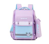 FANDARE Zaino Scolare 27L per Bambini 4-12 Anni, Zaino con Portapenne, Bandee Riflettenti per Sicurezza Notturna, Zainetto Grande per Scuola Primaria Unisex Viola