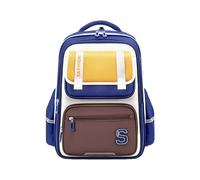 FANDARE Zaino Scuola Elementare per Bambini Leggero e Capiente Impermeabile Zaino Giorno 3D Ergonomic Design Spallacci Imbottiti Blu